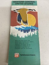 1974 Edition Phillips 66 Western-Central US Highway Travel Road Map picture