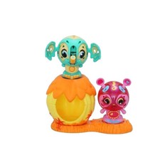ZOOBLES Spring to Life Lou & Em With Habitat Sega Toys picture