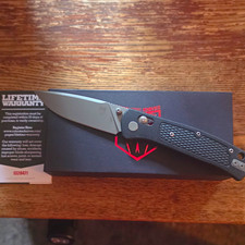 CobraTec EDC Scout Bar Lock Pocketknife Stainless Drop Point Plain Manual Black picture