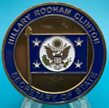Vintage 67th Secretary of State Hillary Rodham Clinton Challenge Coin picture