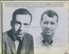1970 Television Crewmen Missing In Phnom Penh Cambodia Wirephoto 7x9 picture