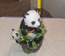 Vintage Lynn Chase Designs Mother And Cub Panda Limited Edition Figurine picture