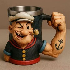 3D Popeye Power Mug Beer Mug/Coffee Cup Gift Gift for Friend picture