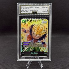 2025 Dragon Ball Super Fusion World SON GOKU Secret Rare FB05-119 AGS 10 GEM picture