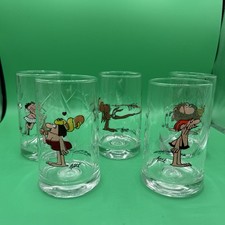 Vintage 1981 Arby's B.C.  ICE AGE COLLECTOR SERIES by Hart - Glasses- Set of 5 picture