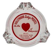 Vintage Marketing Ashtray / Hollywood Lodge Motel / Hollywood California CA picture
