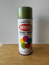 Vintage Krylon Borden Spray Paint Avocado Enamel 2009 1960s Rare Rusto Graffiti picture