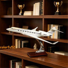 1:100 Gulfstream G650ER Private Jet Model Business Jet Gift Box 32cm/13'' Gift picture