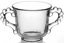 Imperial Glass-Ohio Candlewick Clear  Open Sugar Bowl 7612398 picture