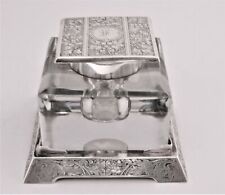 Antique Inkwell Sterling Silver Lid & Stand by Wm B. Kerr picture