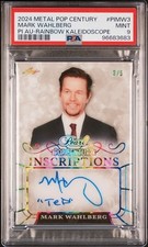 MARK WAHLBERG 2024 LEAF POP CENTURY PEARL AUTOGRAPH 3/5 INSCRIPTION 