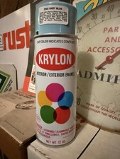 Vintage Krylon Baby Blue 1902 NOS Mint Condition Ingredient Label Spray Paint picture