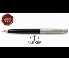 PARKER Mechanical Pencil Lead Holder 0.51 Diamond Cut Stone Box Mine Vintage picture
