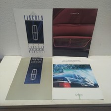 Lincoln Car Brochure Lot of 4 1990 1991 1992 1993 Catalog Luxury picture