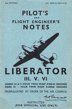 86 Page 1944 RAF B-24 Liberator III V VI Pilot's Engineer's & Notes Manual on CD picture