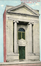 C1910s - Merchants and Farmers Bank Martinsburg West Virginia - Postcard - P20 picture