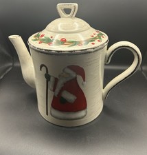 Vintage Bella Casa By Ganz Christmas Santa Teapot picture