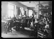 Prague Czechoslovakia 1919 School for Crippled Children Workroom Bakule Druzina picture
