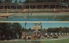 Sprouse's Corner VA Virginia Sprouse's Motel c1950-60s Vintage Postcard picture