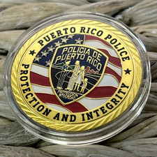 Puerto Rico Police Department ~ Policia De Puerto Rico CHALLENGE COIN Gift picture