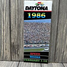 Vintage Daytona 1986 Speed Weeks February 1-16 Brochure picture