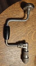 Vintage Stanley #1246 Bit Brace Ratcheting Hand Drill Reversible Very Smooth picture