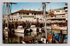 Postcard Fisherman's Grotto Wharf San Francisco California, Vintage Chrome N15 picture