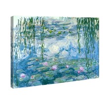 Wieco Art Water Lilies by Claude Monet Canvas Prints Giclee Artwork picture