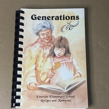 2001 Emerson Elementary School Parkersburg WV Generations Cookbook 50th Anniv. picture