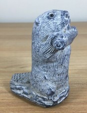A Wolf Original Hand Carved Beaver Log 3