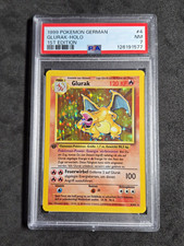 Original Pokemon Card Glurak 1st Edition Base Holo PSA 7 German picture