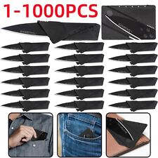 1-1000 Pack Credit Card Thin Knives Cardsharp Wallet Folding Pocket Micro Knife picture