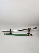 Marto Toledo Japanese Samurai Tachi Katana Sword Dragon Gold Green Scabbard picture