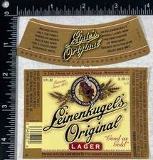 Leinenkugel's Original Lager Label with neck- WISCONSIN picture
