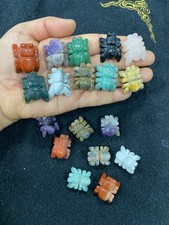 5pcs Wholesale Natural Mixed Quartz Crystal Carved Spider skull reiki healing picture