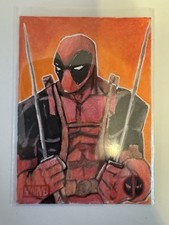 2025 Topps Marvel Deadpool Chrome Deadpool Original Sketch Card Jason Rodriguez  picture