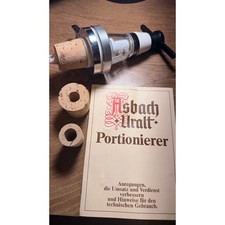 Vintage Asbach Uralt Dosierkopf Dispenser Head Tool with Original Box Manual picture