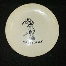 Vintage W Steig Enamel Plate 6