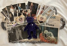 VTG Princess Diana Memorabilia 1997 Ty Beanie Baby Music Boxes Stamps Postcards picture