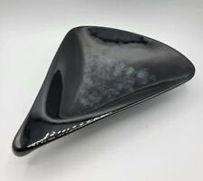 RARE Vintage Royal Haeger R 1780 USA Black Glazed Art 3 footed Triangle dish  picture