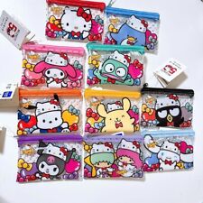 [Sanrio] All 10 Characters Hello Kitty 50Th Anniversary Flat Pouch NEW Japan picture