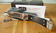 DECEMBER 2018 BUCK KNIFE 112 BKSBOTM RANGER  BOS S30V BLADE AFRICAN EBONY HANDLE picture