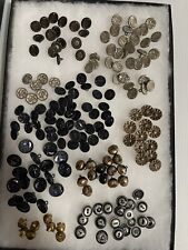 Assortment of Vintage Large Lot of  Metal/ Glass Buttons #3 picture