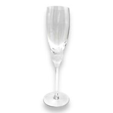 PV09187 Vintage 1990s Christian Dior Crystal FROSTED ROSE Champagne Flute 10” picture