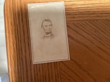 A very special c. 1860s CDV Photo of Abraham Lincoln picture