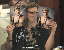 Chris Hemsworth Signed Autograph Ghostbusters 11x14 Photo Beckett BAS picture