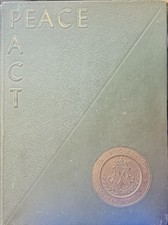 1969 Queen Of Peace High School North Arlington, New Jersey Peace Pact Yearbook picture