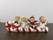 Vintage 1950’s Commodore Christmas Angel Candy Cane Sleigh, Origin Japan picture