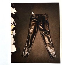 Vintage Polaroid Photo Leather Pants discarded On The Floor Abstract 1990s picture