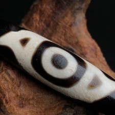Rare Tibetan Buddhism Agate 1 Eyes Totem Dzi Bead Amulet Necklace Pendant Z3717 picture
